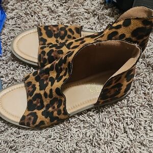 Leopard Print Women's Sandals
